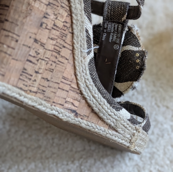 Naughty Monkey Cork Embroidered Sandals - Picture 9 of 11